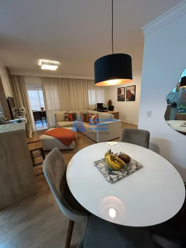 Apartamento 92m com terraço gourmet na Vila Anastácio