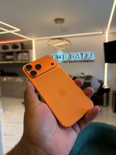 iPhone 17 Pro Max 256GB Laranja 100% - Loja Fisica