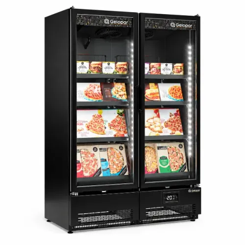 Expositor Freezer Conservador Gelopar 2 Portas 950 Litros