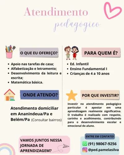 Reforço escolar/ Aula particular em Belém-Pa