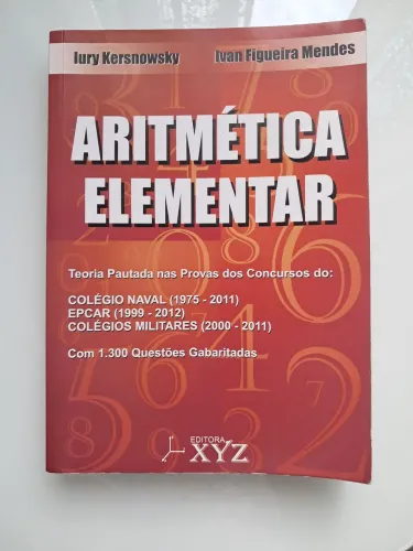 Livro Aritmética Elementar USADO/SEMINOVO