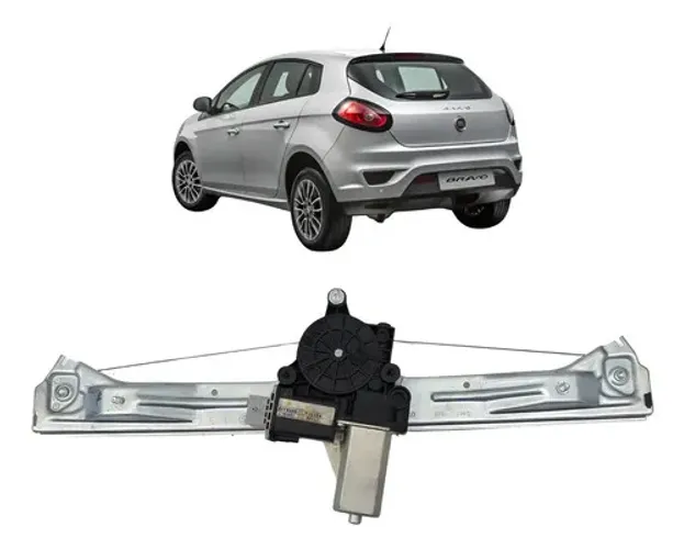 Máquina Vidro Elétrica Traseira Dir Fiat Bravo 11/16 MP4607