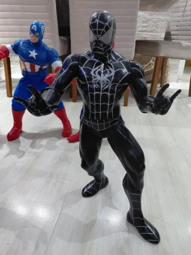 Bonecos da Marvel - Homem Aranha, Hulk, Homem de Ferro e Capitão América 