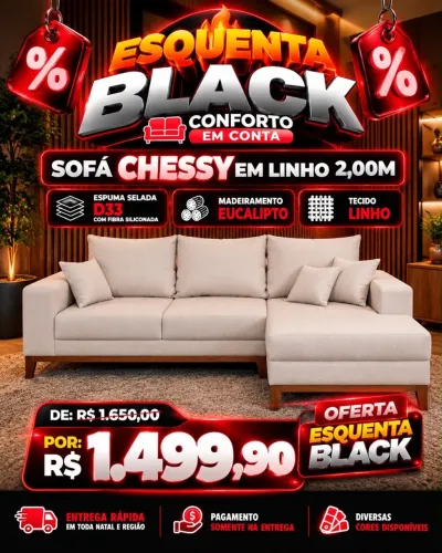 Sofás novos promoção