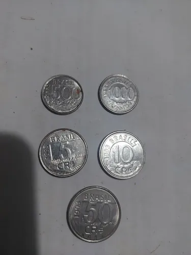 Antiguidade, moedas da fauna brasileira.