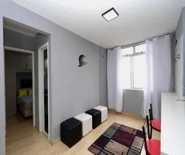 Apartamento 1 quarto para aluguel anual c/ mobília