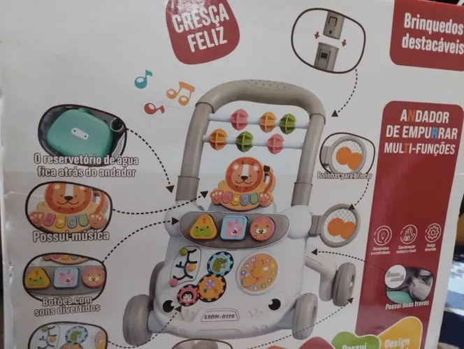 Andador de empurrar multi-funções