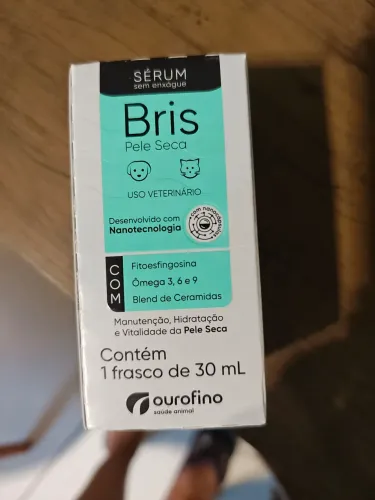 Vendo shampoo e sérum Bris pele seca para cães e gatos