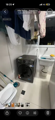 Lava Seca Midea 13kg Conexão Wi-Fi Titanium 110v