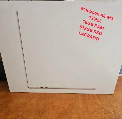 MACBOOK AIR M3 512GB ( 13'POL. ) LACRADO 