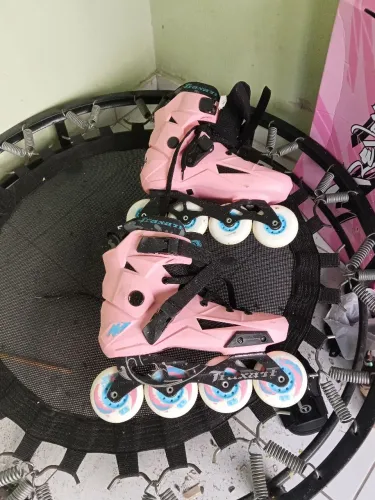 Patins trackssartt tamanho 40 rosa