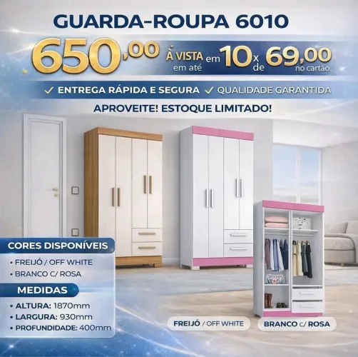 Guarda Roupa 6010