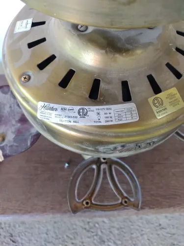 Pá e suporte da pá para ventilador Hunter