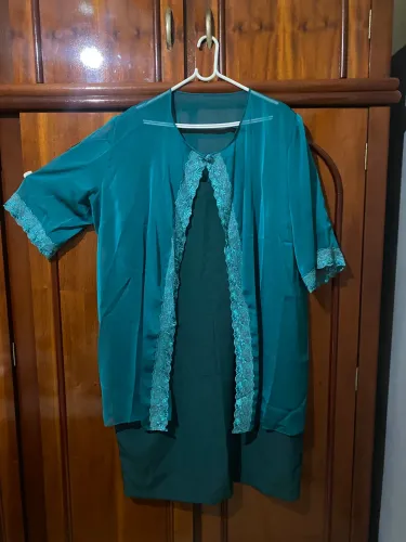 Vestido Elegante Verde plus size tamanho 45
