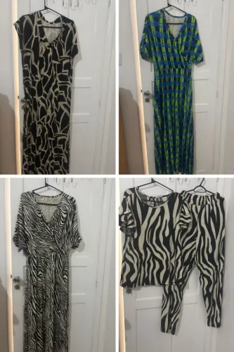 Vendo 3 vestidos longos - Tamanho GG