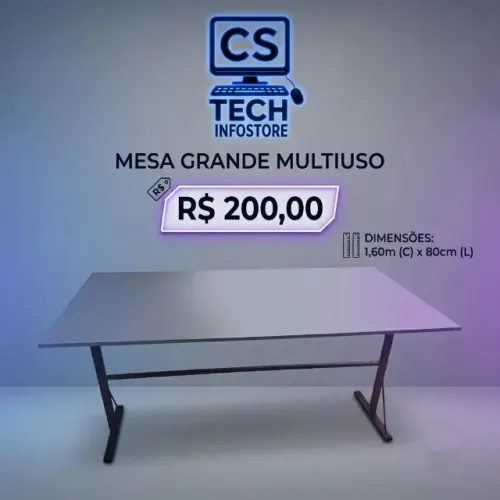Mesa Grande 1,60m x 80cm