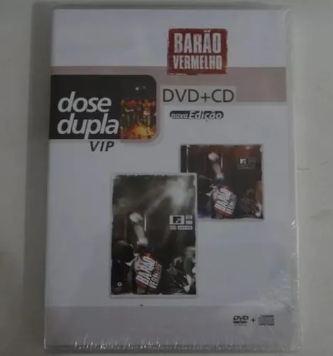 DVD + CD Barão Vermelho MTV ao Vivo: Dose Dupla Novo, original e lacrado!