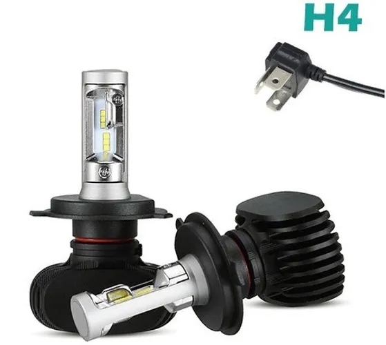 Kit Lâmpada Led Automotiva Ultra Led Shock Light Encaixe H4 10 mil Lumens