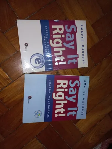 Livros say it right Amadeu Marques 