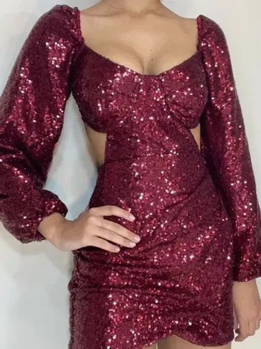 Vestido de Paetê