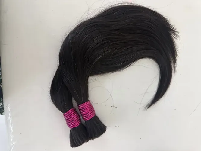 Cabelo humano/ liso de 55 cm