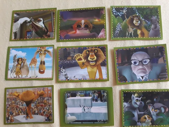 Figurinhas Madagascar
