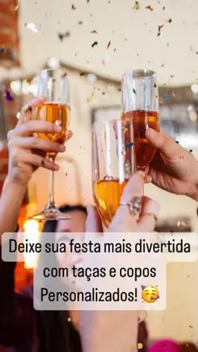 Copos e taças personalizadas (long drink, taça de gin, caneca de chopp?)