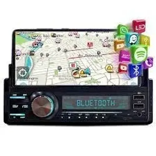 Radio Automotivo Mp3 Com Suporte Para Celular Usb Bluetooth Tay Tech - Aparelhos de Som