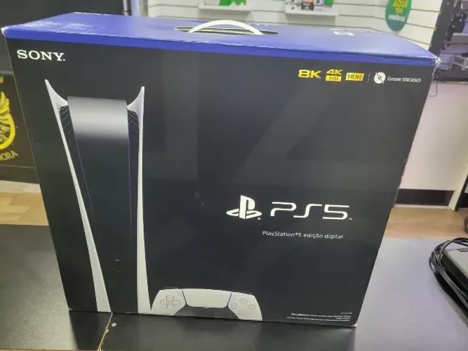 Ps5 digital na caixa