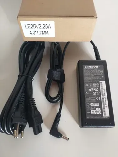 Carregador Notebook Lenovo Garantia Nota Fiscal 20v 2.25A Plug 4.0x1.7mm