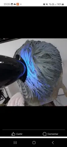 Luzes  laser  cabelo curto  apatir 