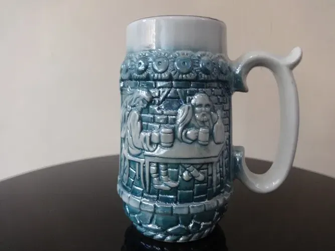 Caneca de Chopp Porcelana Anos 80