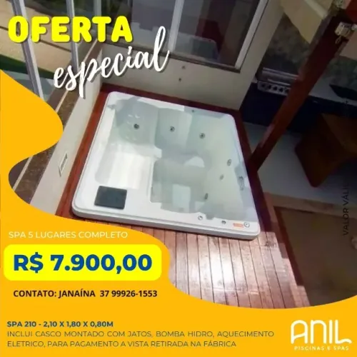 JA - Spa 5 lugares retangular 