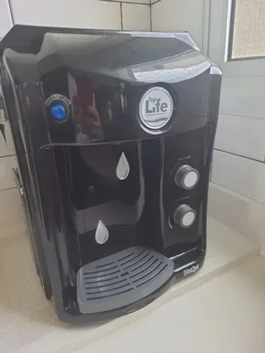 Filtro Purificador De Água Alcalina Ionizada Com Ozônio Gelada Preto 127V - Top Life