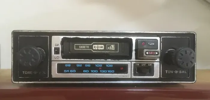 Radio Toca fitas Tkr crf-159M Cara Prata revisado completamente  