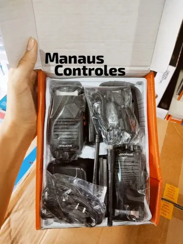 Par de rádio comunicador completo 