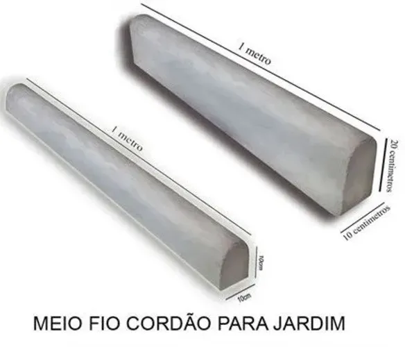Meio Fio Cordão de Jardim