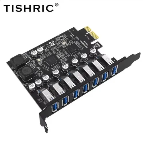 Placa PCIe Expansão 7 USB 3.2 - Envio OLX Pay