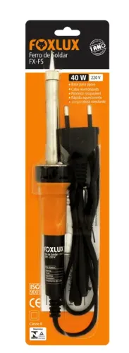 FERRO SOLDA 40W e 30W 220V CB EMBOR FOXLUX