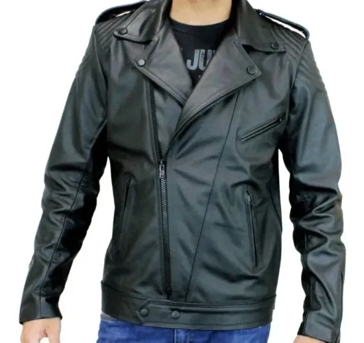 Jaqueta de Couro Legítimo Masculino, Nova Nova, R$ 749,00