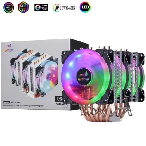Cooler Gamer Universal RGB 6 Heatpipes