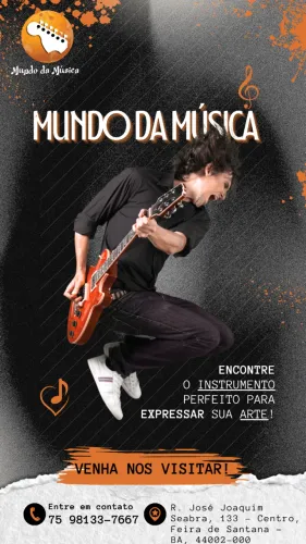 Mundo da Música - Instrumentos Musicais e Áudio Profissional