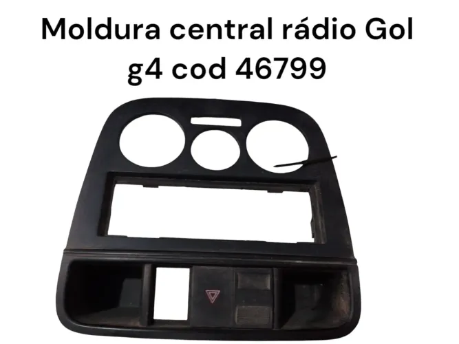  moldura central rádio gol g4 cod 46799