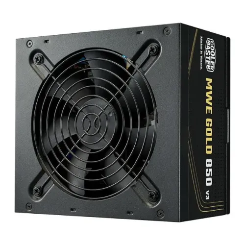 Fonte Cooler Master MWE Gold 850 V3, 850W, 80 Plus Gold, Não Modular, Nova, Lacrada