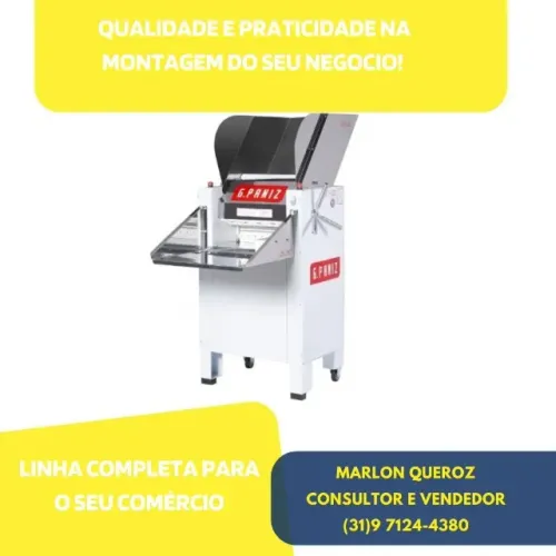 Cilindro de Massas 50CM 2 Motores G-Paniz