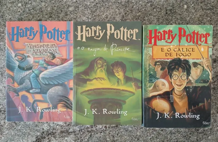 Livros coleção Harry Potter