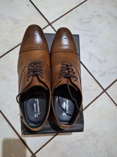 Sapato Social Jorge Bischoff 42 - Couro Marrom