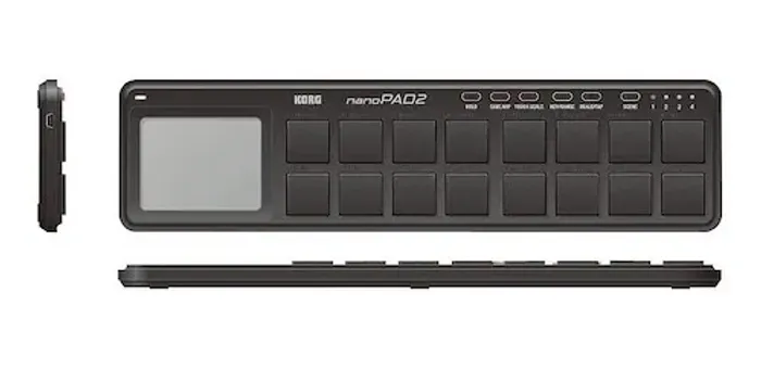 Controlador MIDI Korg nanoPAD2 - 16 Pads, USB, compacto - Novo na caixa