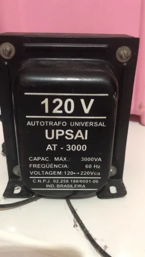 Transformador de 127 p/ 220