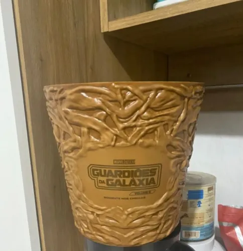 Balde de pipoca guardiões da galáxia.